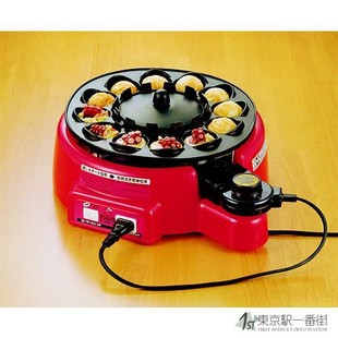 日本制 全自动翻面家用章鱼小丸子章鱼烧铸铁机 日本正品 直邮代购