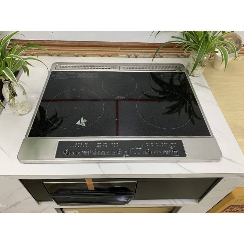 日本制日立家用大功率嵌入式电磁炉电陶炉烤箱多功能一体灶台直邮