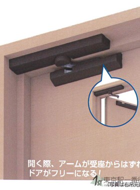 日本进口LAMP室内平开门阻尼器LDD-S白色阻尼回拉自动隐藏闭门器