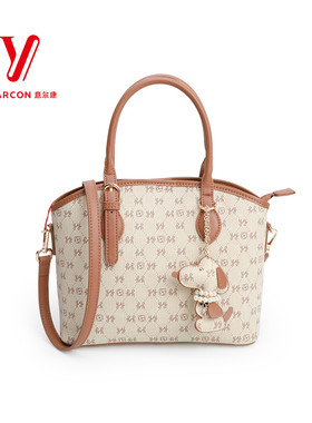 意尔康女包2025新款设计感手提托特包通勤百搭单肩斜挎包55Y28483