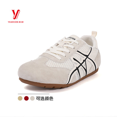 意尔康女鞋2026春季新款拼色网面透气轻便软底德训鞋6181ZD48707Y