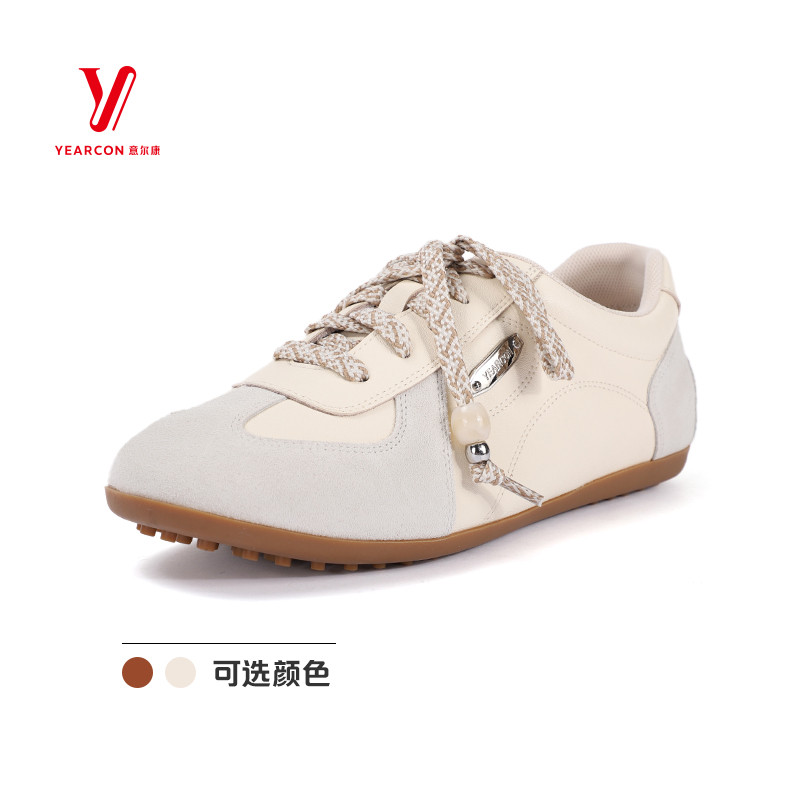 意尔康女鞋2026春季新款美拉德德训鞋轻便软底休闲鞋6181GD31913Y