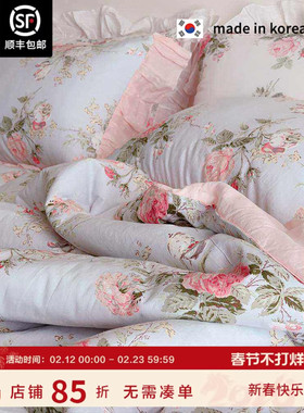 现货▲贵贵风 高定系列 纯手工制作ASAROOM韩国莫代尔婚被 四季被