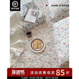 裸睡绝配！chao柔软床单ASAROOM韩国莫代尔绗缝床盖