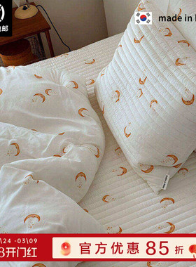 现货 ▲DU家 chao软糯莫代尔四季被ASAROOM 韩国卡通月亮被子套装