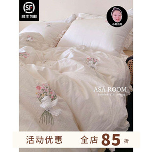 韩国正品 ASAROOM 纯棉双人被套碎花被罩 纯棉被套合集 现货