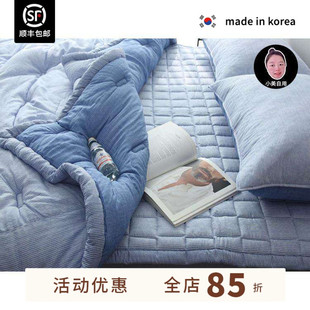 韩国莫代尔条纹四季 超柔软～ASAROOM 被 小美自留 现货