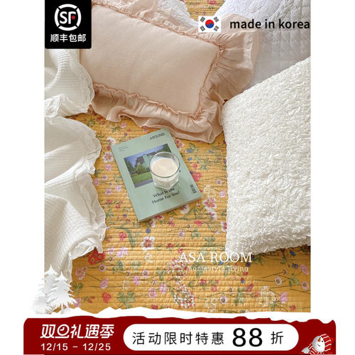 ASAROOM纯棉韩国纯棉两面用床单