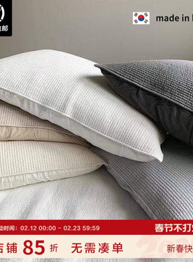 现货▲ 自用！ASAROOM 韩国纯棉枕套合集 夹棉绗缝枕套 百搭款