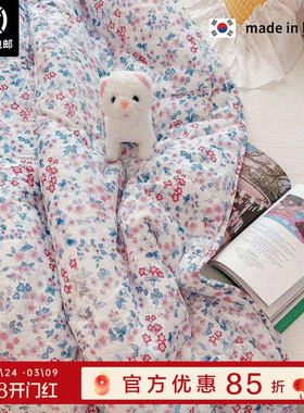 太太太软~ASAROOM 韩国莫代尔100%碎花空调被 柔软舒适薄被