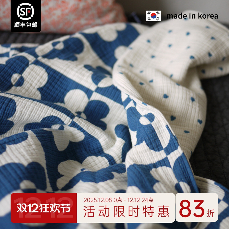 ASAROOM四季盖毯纯棉简约