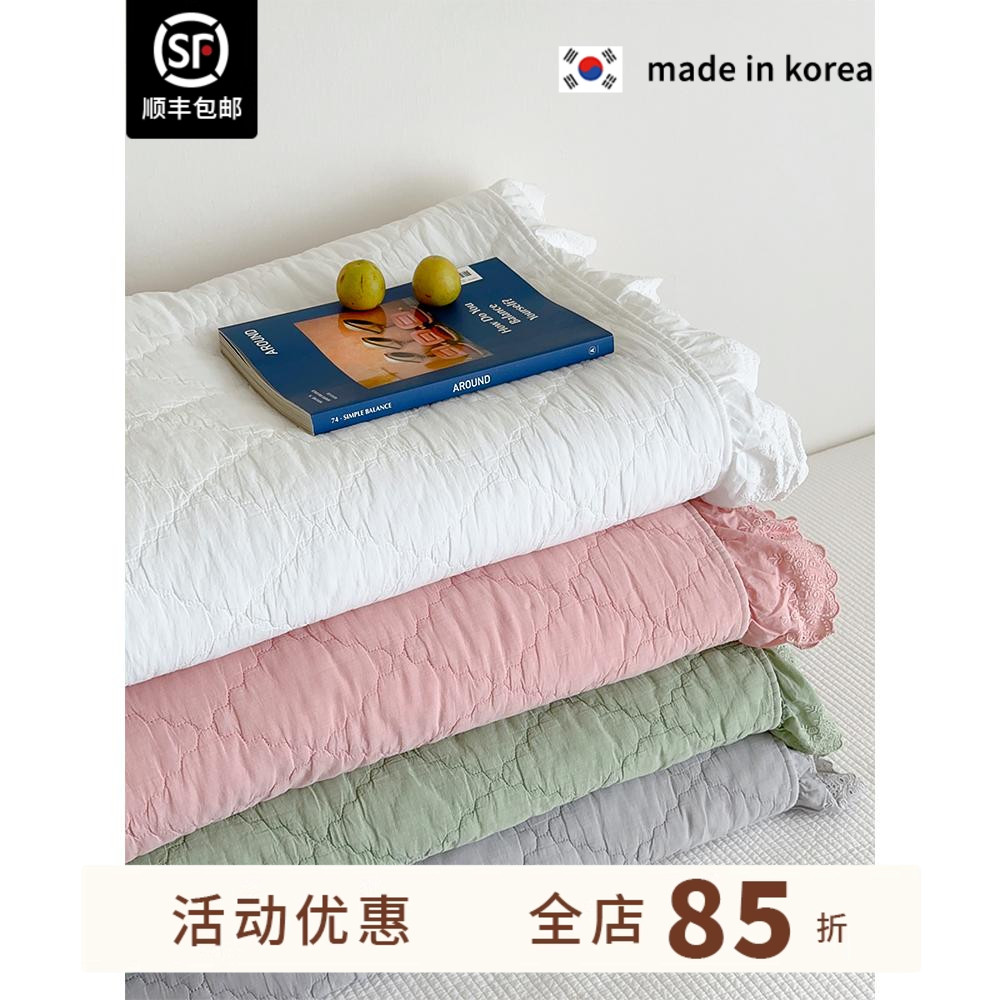 ASAROOM纯棉韩国柔软床单床盖