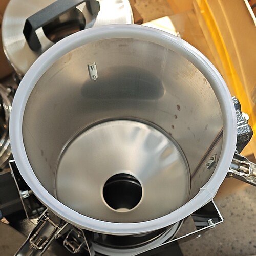 900G吸料机胶圈集尘桶密封圈U型硅胶垫片不锈钢料斗滤芯密封垫