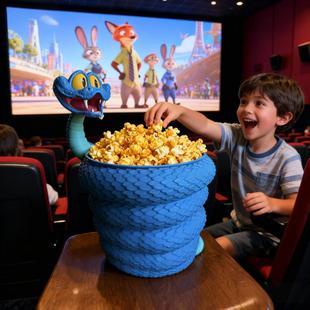 Gary Popcorn Bucket疯狂动物城2爆米花桶糖果罐影院3D打印笔筒