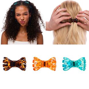 创意智能磁性蝴蝶结小发夹磁吸小抓夹碎发夹子刘海夹侧边夹子头饰