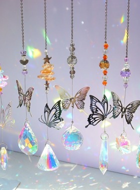 蝴蝶吊饰光影挂件太阳捕手风铃