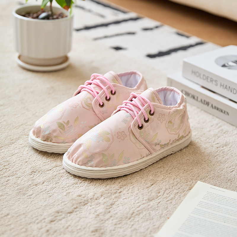 传统老北京千层底手工布鞋男女冬季加厚保暖系带棉鞋棉花内里棉靴