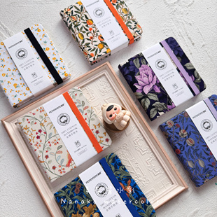 遵爵风琴本 正方形手工手账本水彩本旅行便携布面纯棉水彩本子