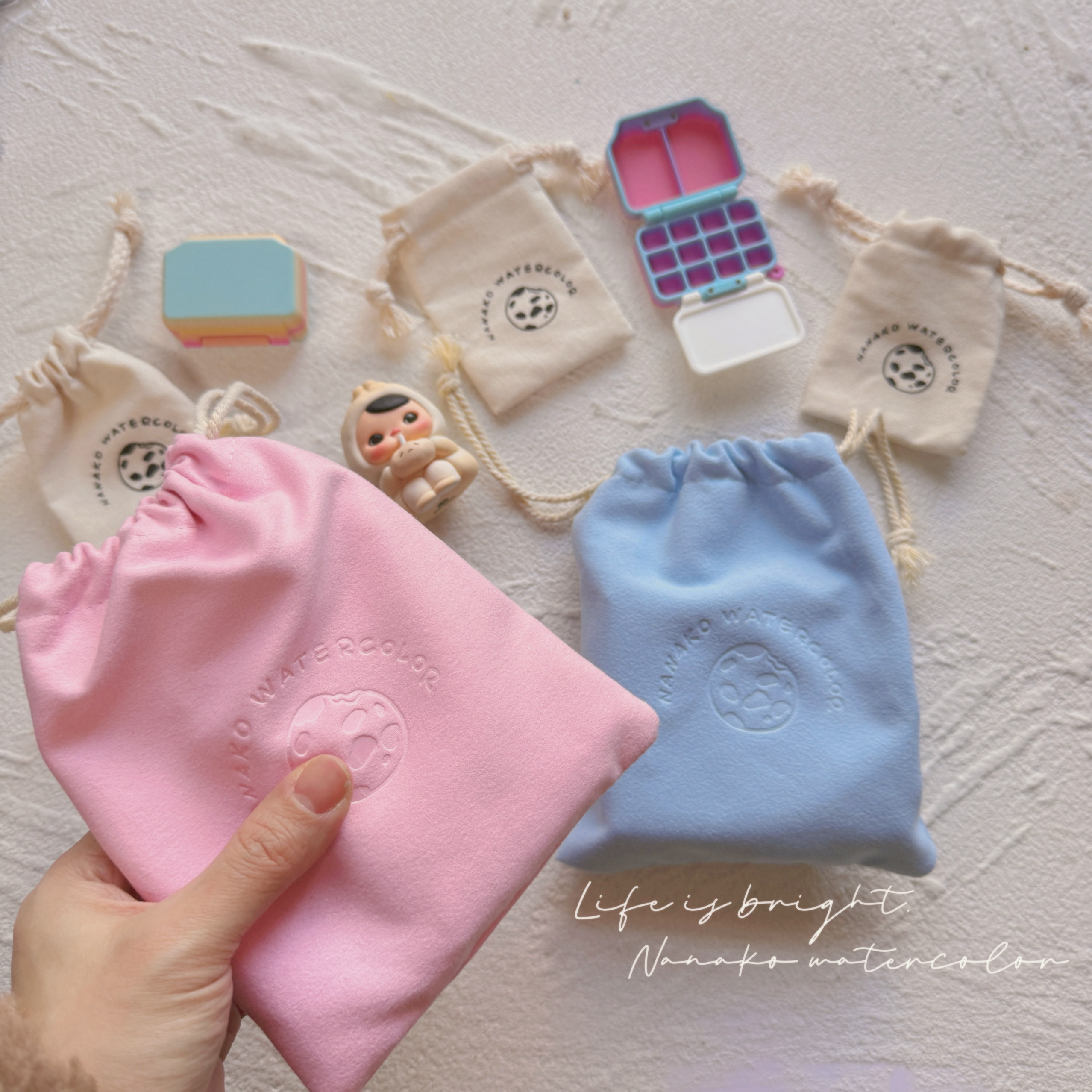 美奈酱定制加厚高品质收纳袋绒布袋