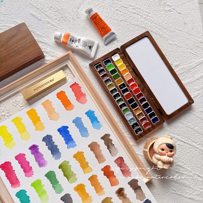 美甲木盒史明克分装收纳