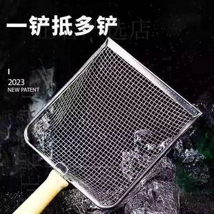 超细猫砂铲猫砂铲细孔不锈钢豆腐猫咪猫屎猫粪便铲专用大号二合一