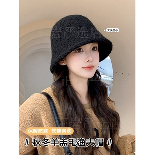 高级感超好看渔夫帽冬帽子女士冬季女高级感超好看显脸小防晒新款