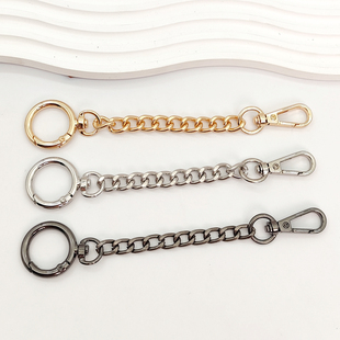 包包金属延长链条扣肩带加长改造背带斜跨五金配件女手提包链装 饰