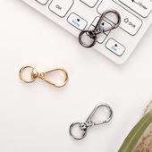 大头形圆板包包五金配件钩扣包带挂钩金属材质手工DIY配饰