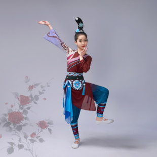 新款古典舞拓枝舞芳华服装飞天汉唐敦煌演出服艺考练功舞蹈表演服