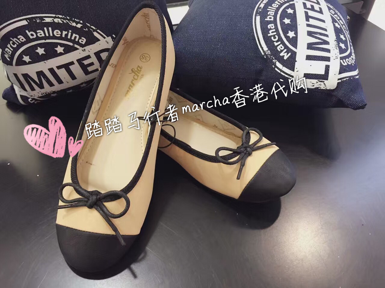 SPRING|SUMMER NEW MARCHA BALLET SHOES BOW FLATS WOMENS SINGLES ROUND MOUTH SLIP-ON BEANIE SHOES