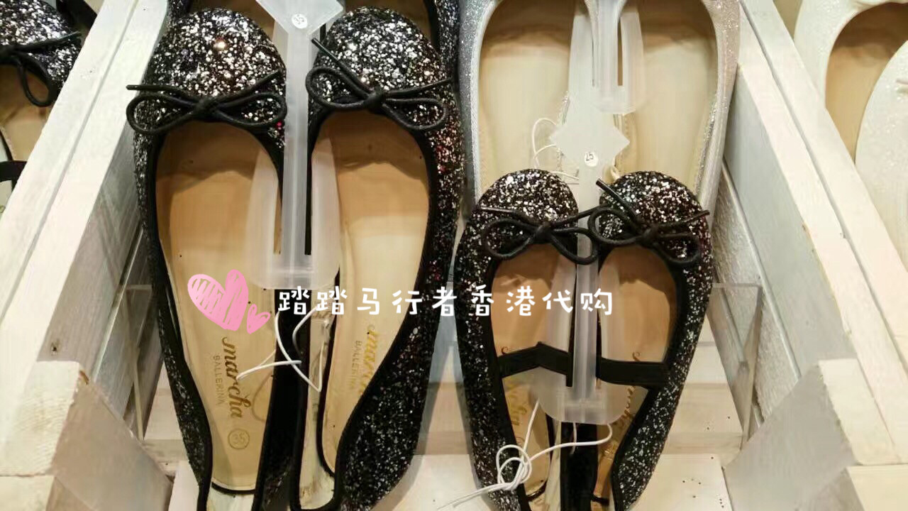 香港專櫃正品marcha芭蕾舞鞋春夏蝴蝶結優雅平底鞋柔軟舒服黑閃在類目 女鞋, 低幫鞋中 - 來自Buy2taobao.com提供專業的淘寶代購服務