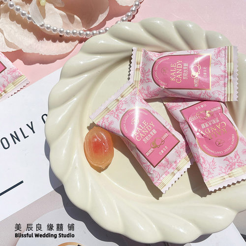 mokcoke莫可卡凯勒白桃乌龙水果糖办公室休闲解馋零食结婚喜糖
