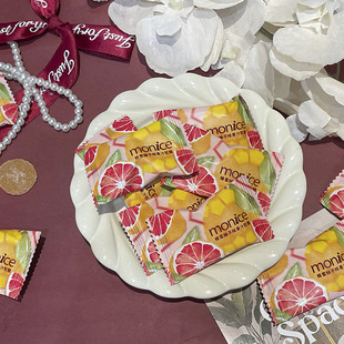 monice茉萘蜂蜜柚子味果汁软糖高颜值结婚喜糖散装 休闲零食糖果