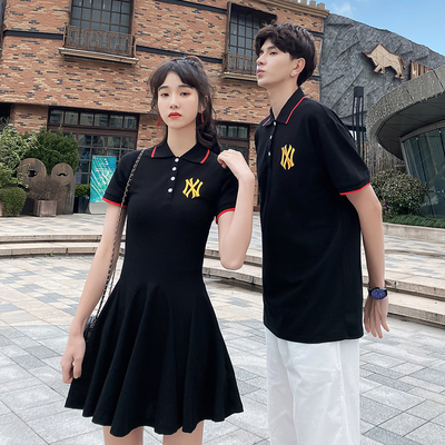 A6799女裙P50 男衣P35 男裤P35 情侣装短袖夏装男女套装韩版休闲