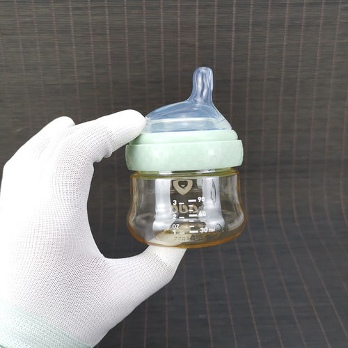 新生儿超宽口径PPSU塑料小奶瓶90ml初生婴儿宝宝专用食品级耐高温