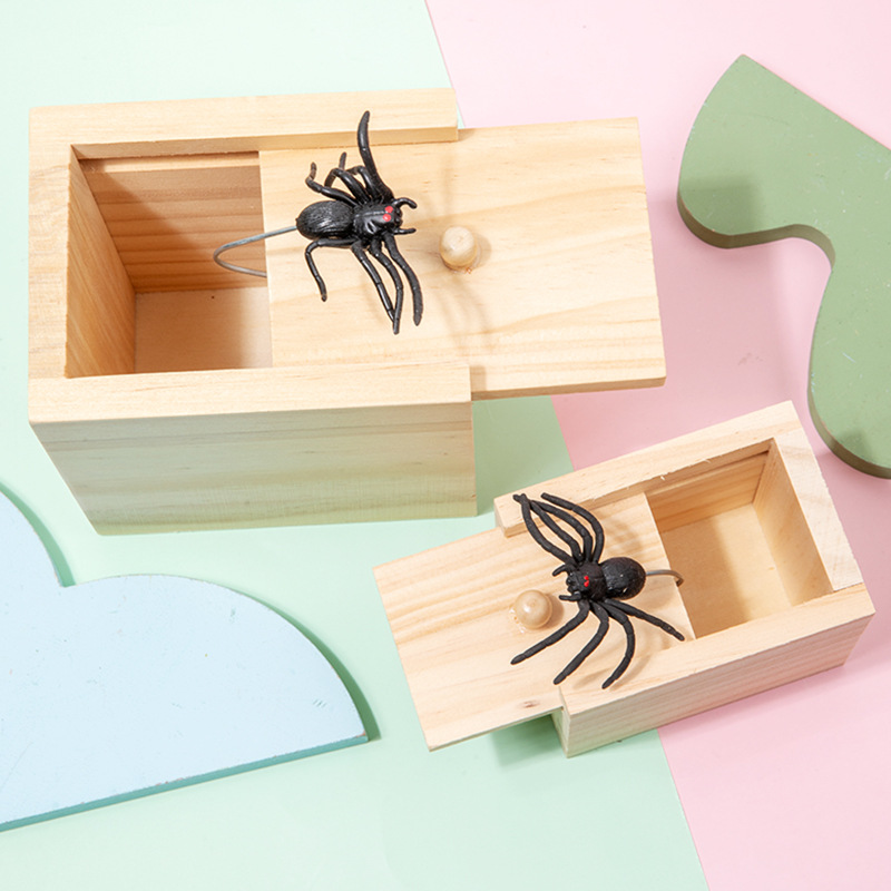 【老师推荐】跨境原木木盒吓一跳