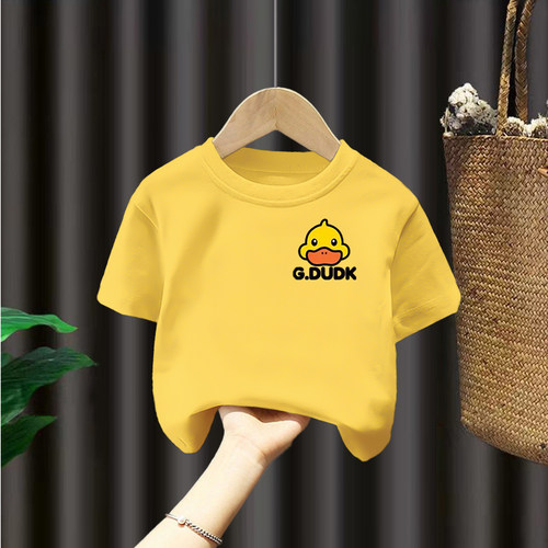 童装卡通女童上衣儿童纯棉短袖