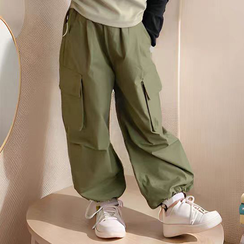 女童工装裤2025年新款