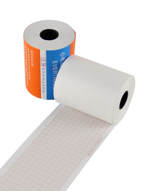 三导心电图纸专用打印纸 63mm*30m心电图机记录纸热敏纸带格卷纸