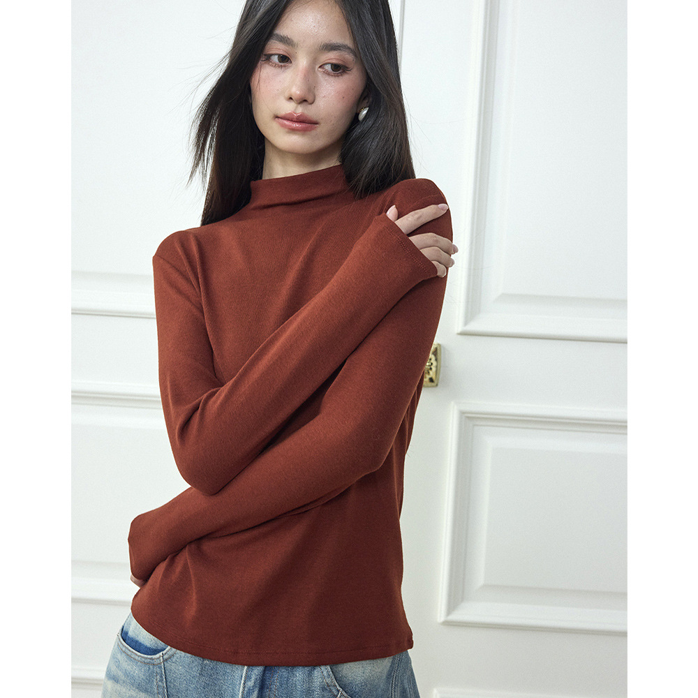 杭州盛都服饰2025秋新基础款百搭亲肤修身感高弹内搭纯色打底