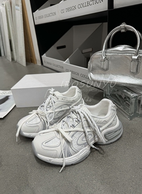 欧货IDO2026年超火的鞋子春季甜美绑带老爹鞋女设计感小众休闲鞋