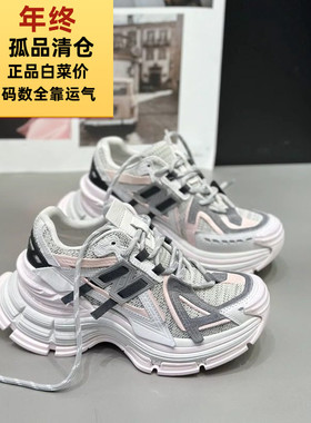 欧货IDO2025新款今年流行爆款老爹鞋女时髦厚底增高休闲鞋女撞色