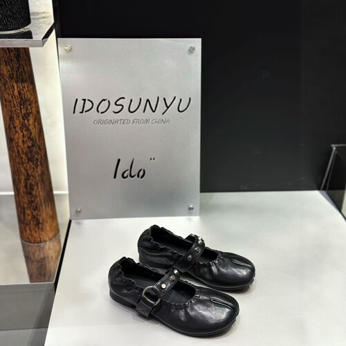 ido高级感分趾玛丽珍单鞋女秋款