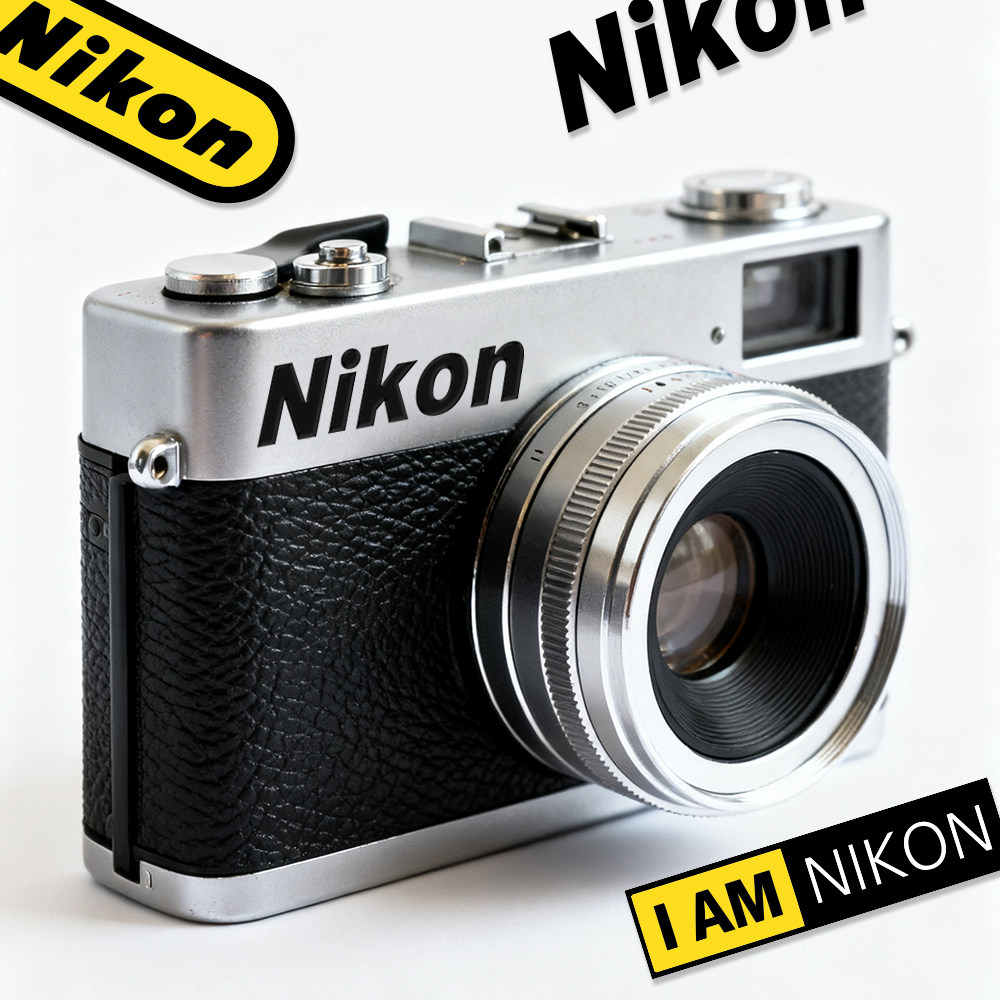 尼康相机防水转印贴纸周边Nikon单反脚架防潮箱闪光灯遮光罩装饰