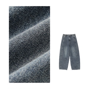 长99 裤 101春款 简约时尚 女D2555 休闲百搭哈伦牛仔裤 麻念