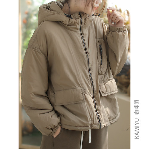 咖咪羽棉常规休闲百搭宽松棉服