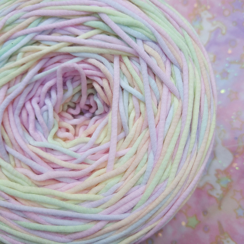 纯棉泫雅包手工钩针编织玩偶垫子地毯糖果段染喷点手染灌心棉毛线,服饰配件/皮带/帽子/围巾,毛线,淘宝优惠券,粉丝福利购,淘宝优惠卷