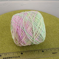 Hand-dyed cotton No. 5 lace cutout cushion, spray micro-hook choux pastry flower hairpin section dyed gradient wool thumbnail 8