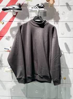 Adidas阿迪达斯男卫衣2024春季新款运动休闲圆领简约套头衫IX1966