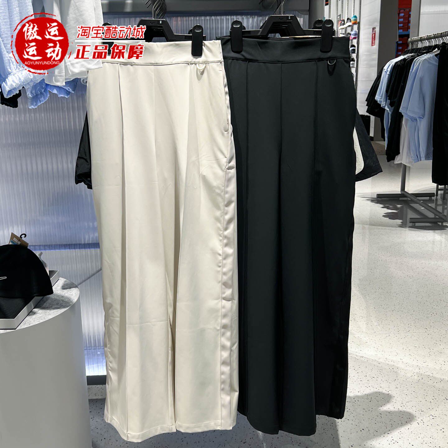 Nike耐克女子日常休闲速干高腰排扣长裤2026夏新款II5324-010-104